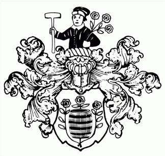 Ur-Roser-Wappen des Küfers Johannes Roser (1681)